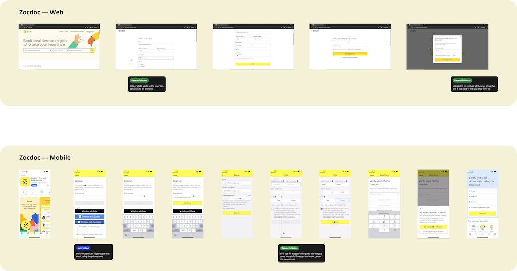 Benchmark — Evernote and Zocdoc web